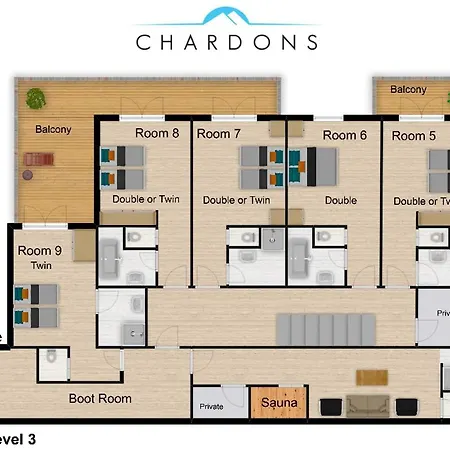 Panoramique By Chardons 3* 蒂涅